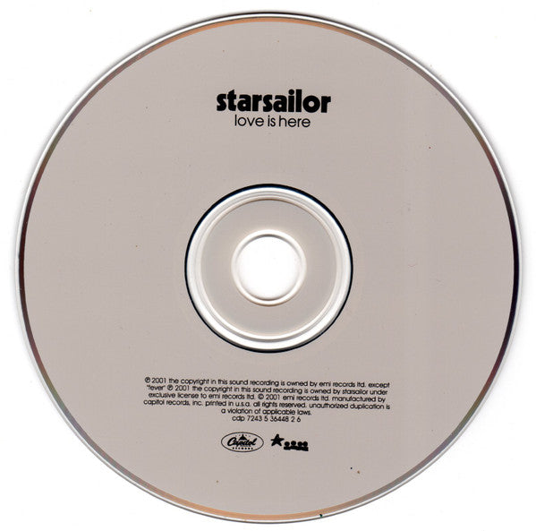 Starsailor : Love Is Here (Album)