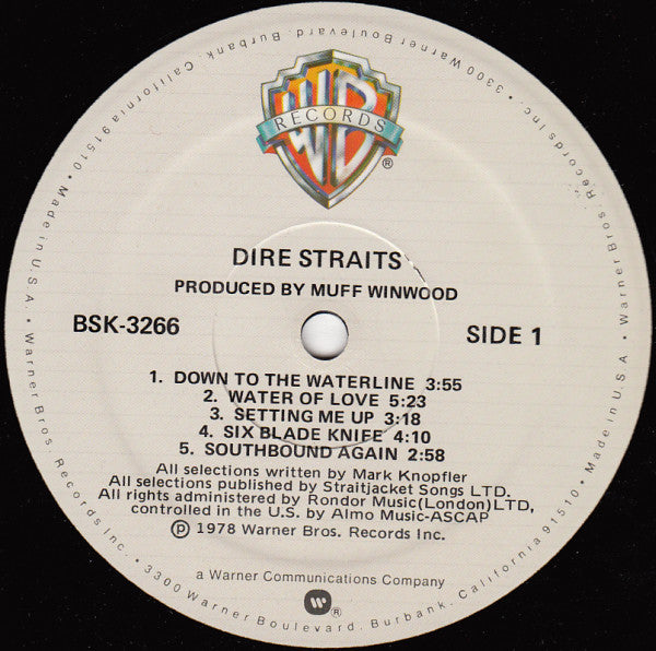 Dire Straits : Dire Straits (LP,Album,Repress)