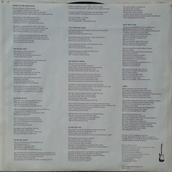 Dire Straits : Dire Straits (LP,Album,Repress)