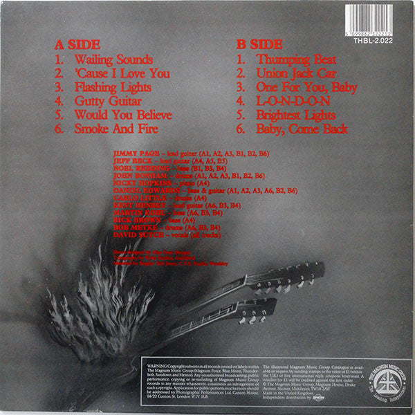 Jimmy Page, Jeff Beck, John Bonham, Noel Redding, Nicky Hopkins : Smoke And Fire (LP,Album,Reissue)