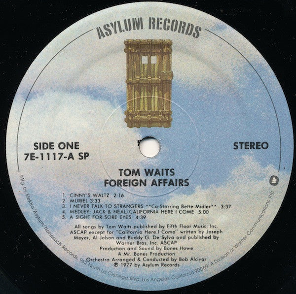 Tom Waits : Foreign Affairs (LP,Album,Stereo)