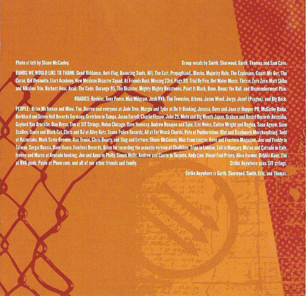 Strike Anywhere : Exit English (Album)