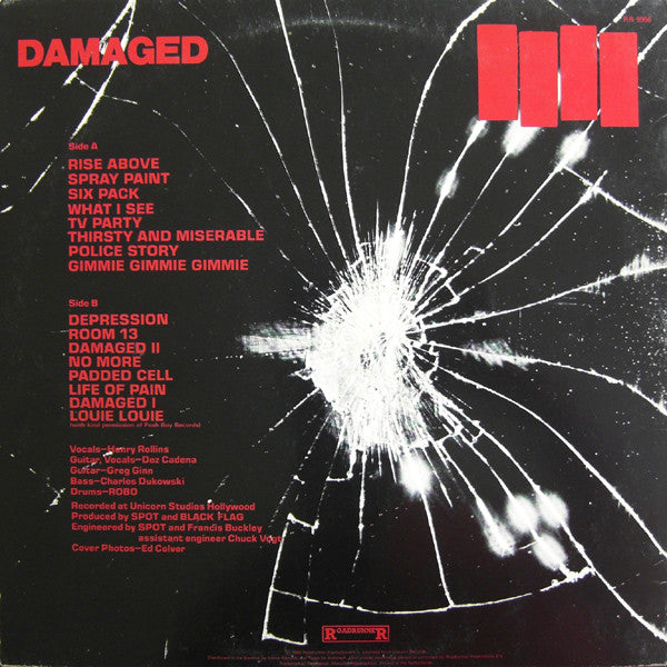 Black Flag : Damaged (LP,Album)