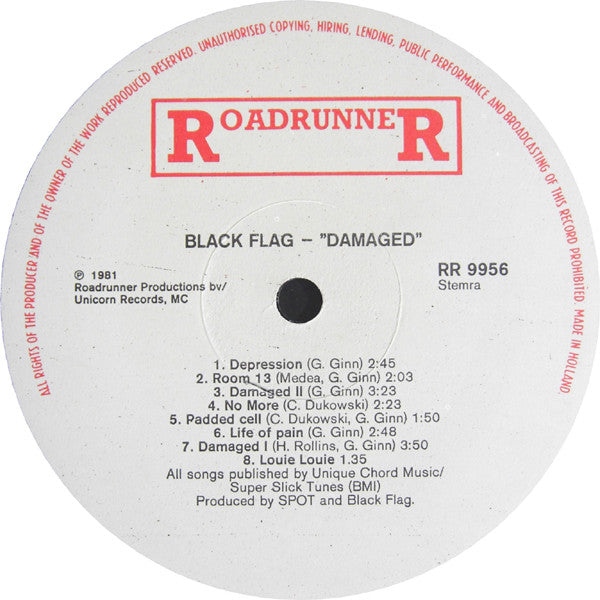 Black Flag : Damaged (LP,Album)