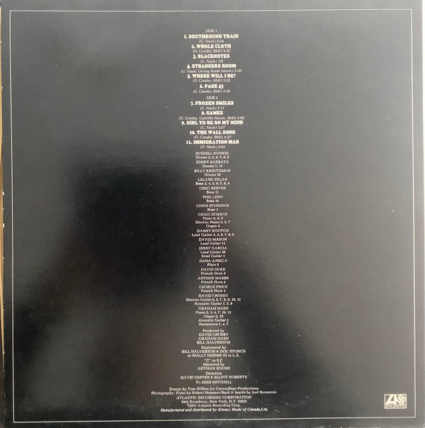 Crosby & Nash : Graham Nash / David Crosby (LP,Album)