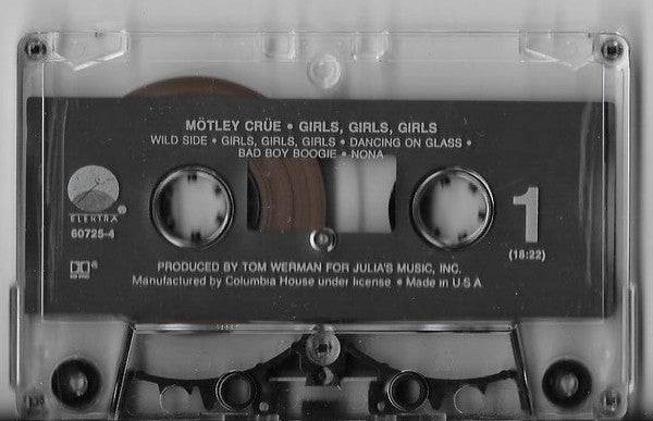 Mötley Crüe : Girls, Girls, Girls (Album,Club Edition)