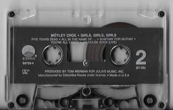 Mötley Crüe : Girls, Girls, Girls (Album,Club Edition)