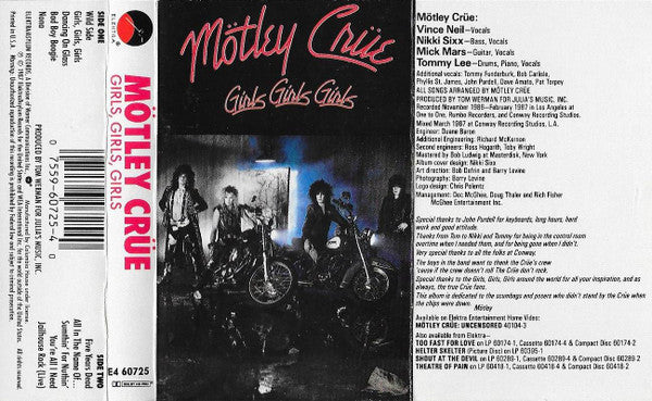 Mötley Crüe : Girls, Girls, Girls (Album,Club Edition)