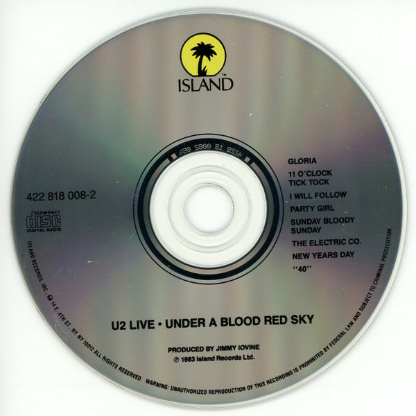 U2 : Live "Under A Blood Red Sky" (Mini-Album,Reissue)