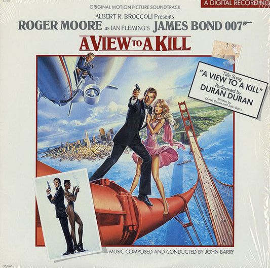 John Barry : A View To A Kill (Original Motion Picture Soundtrack) (LP,Album,Stereo)