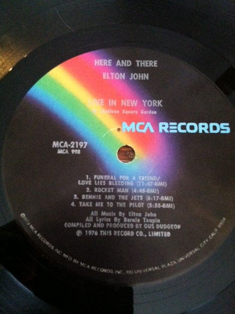 Elton John : Here And There (LP,Album)