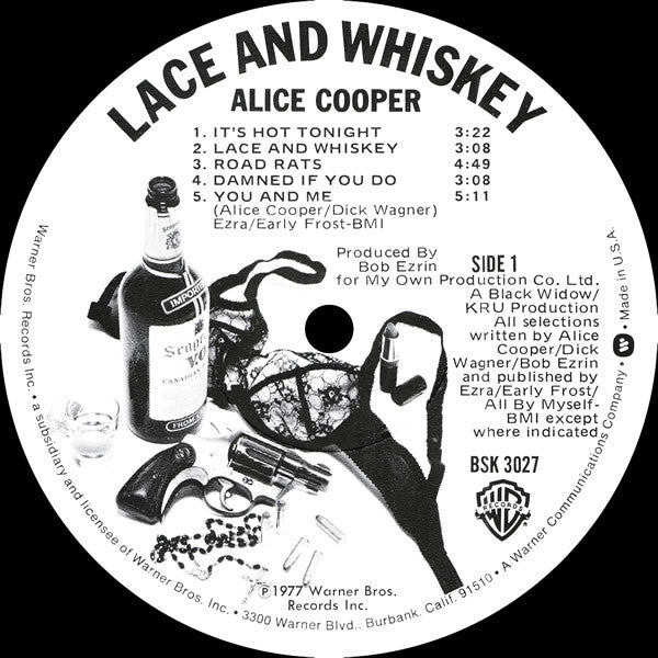 Alice Cooper (2) : Lace And Whiskey (LP,Album)