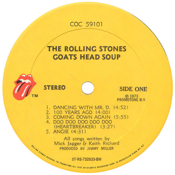 Rolling Stones, The : Goats Head Soup (LP,Album)