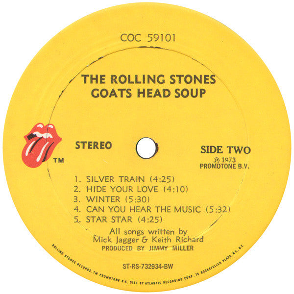 Rolling Stones, The : Goats Head Soup (LP,Album)