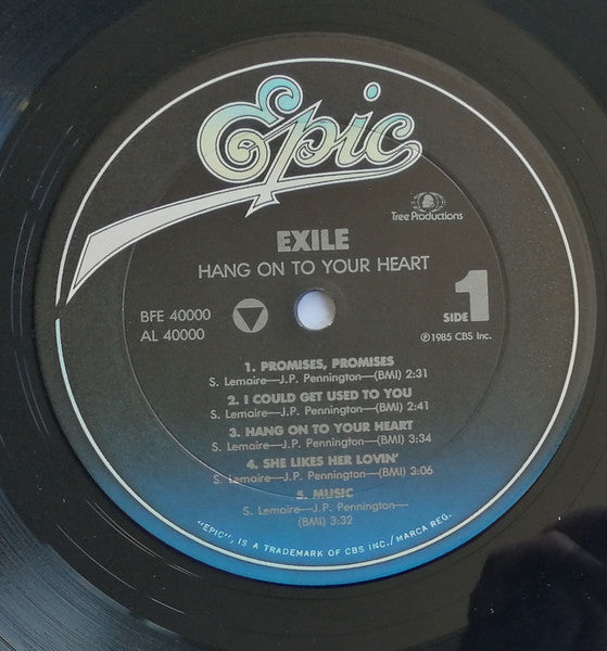 Exile (7) : Hang On To Your Heart (LP,Album)