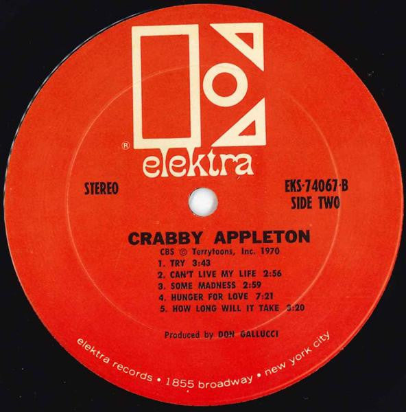 Crabby Appleton : Crabby Appleton (LP,Album)