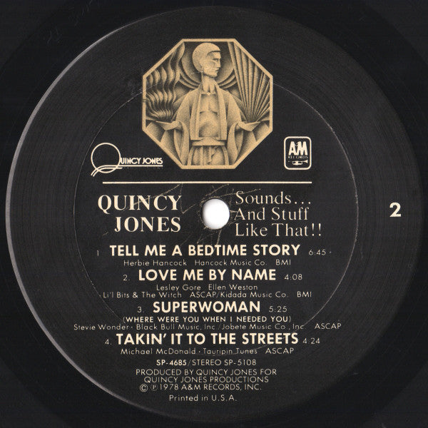 Quincy Jones : Sounds ... And Stuff Like That!! (LP,Album,Stereo)