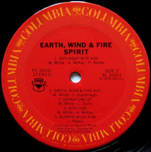 Earth, Wind & Fire : Spirit (LP,Album)