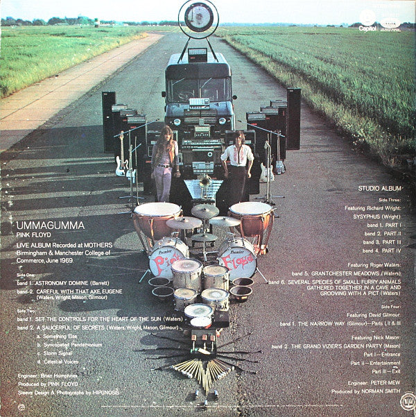 Pink Floyd : Ummagumma (LP,Album,Reissue)