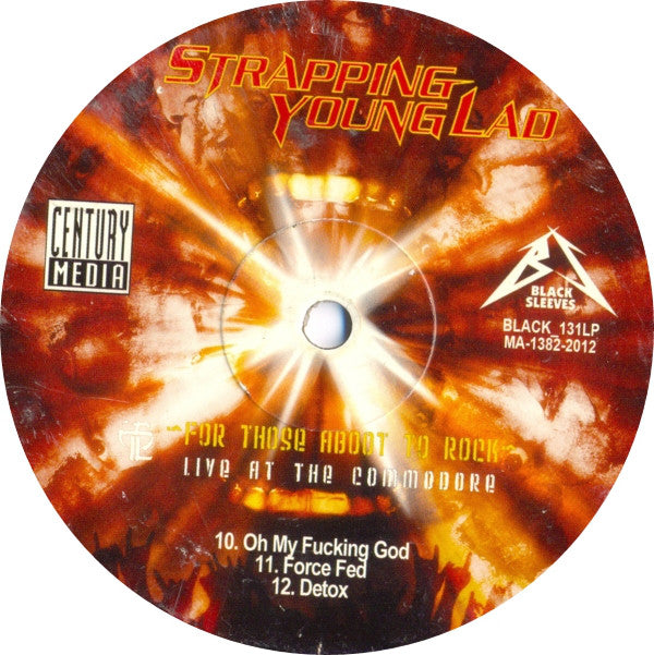 Strapping Young Lad : For Those Aboot To Rock - Live At The Commodore (LP,Album,Limited Edition)