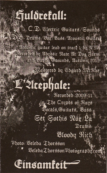 Huldrekall + L'Acephale : Huldrekall + L'Acephale (Limited Edition)