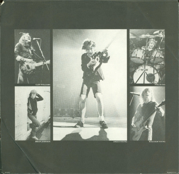 AC/DC : Back In Black (LP,Album)