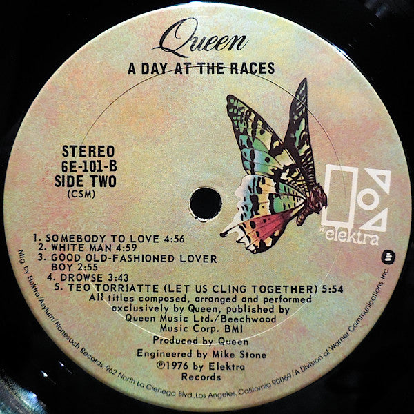 Queen : A Day At The Races (LP,Album,Stereo)
