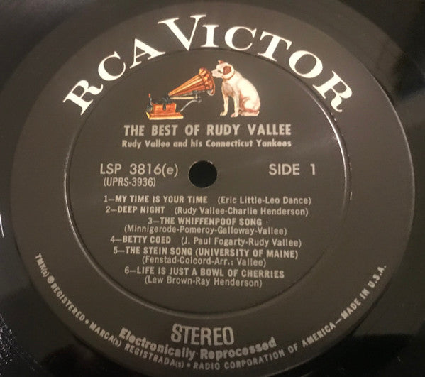 Rudy Vallee : The Best Of Rudy Vallee (LP,Compilation,Stereo)
