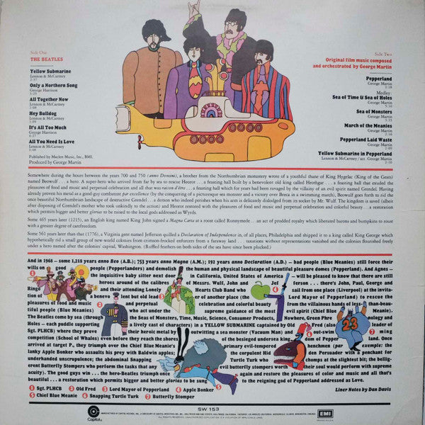 Beatles, The : Yellow Submarine (LP,Album,Reissue,Stereo)