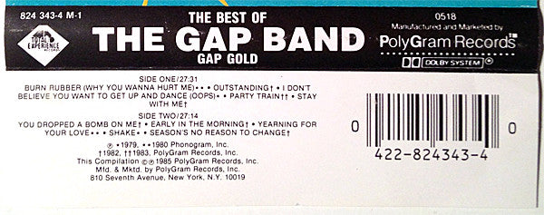 Gap Band, The : Best Of The Gap Band - Gap Gold (Compilation)