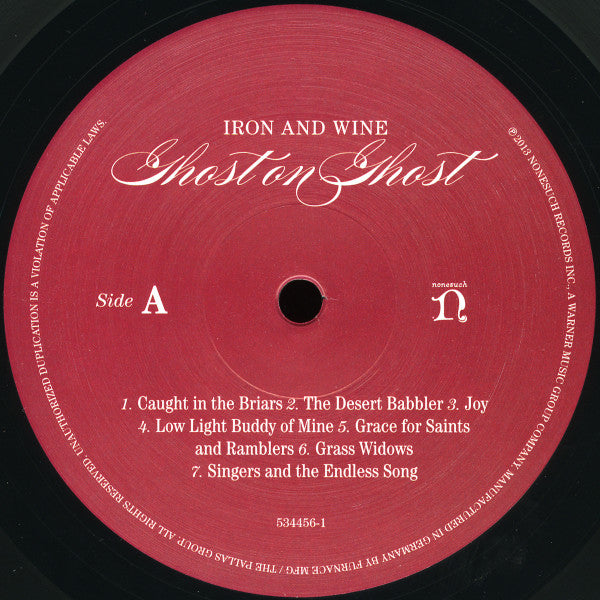 Iron And Wine : Ghost On Ghost (LP,Album)