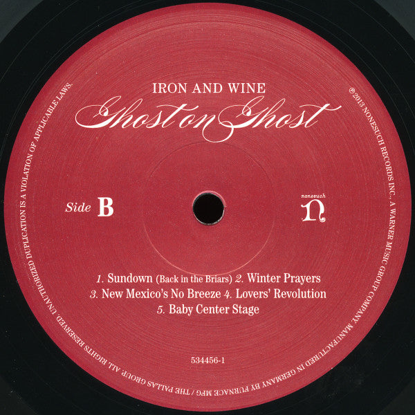 Iron And Wine : Ghost On Ghost (LP,Album)