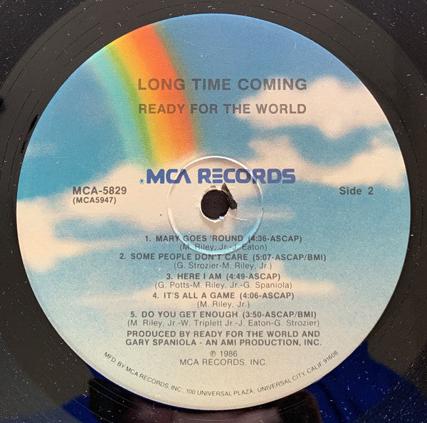Ready For The World : Long Time Coming (LP,Album)