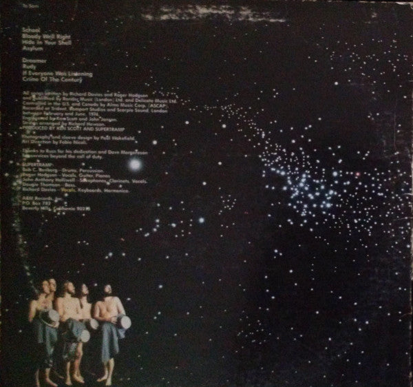 Supertramp : Crime Of The Century (LP,Album,Stereo)