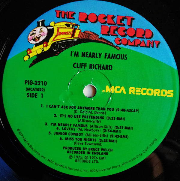Cliff Richard : I'm Nearly Famous (LP,Album)