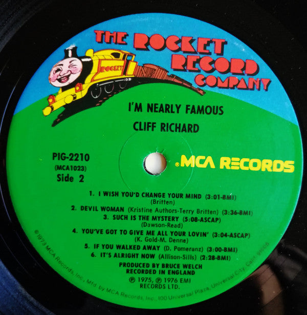 Cliff Richard : I'm Nearly Famous (LP,Album)