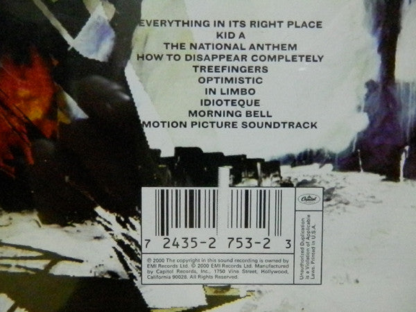 Radiohead : Kid A (Album,Promo)
