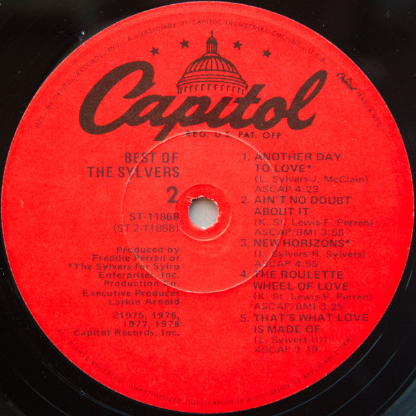 Sylvers, The : Best Of The Sylvers (LP,Compilation,Stereo)
