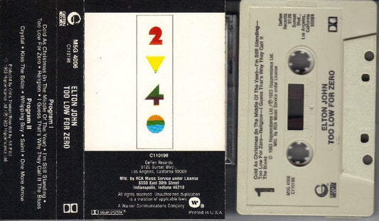 Elton John : Too Low For Zero (Album,Club Edition)
