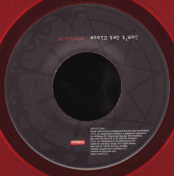 Slipknot : Duality (7",45 RPM,Single)