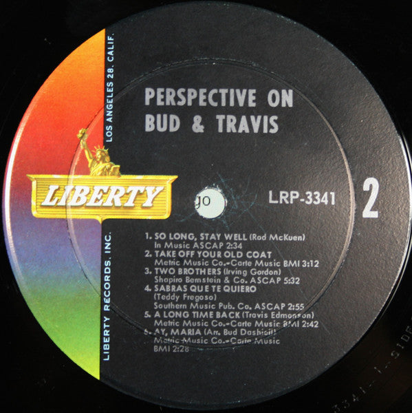 Bud And Travis : Perspective On Bud & Travis (LP,Album,Mono)