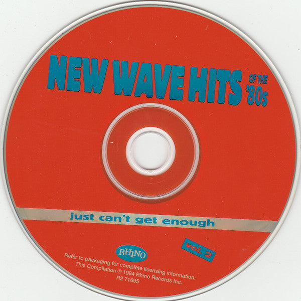 Just Can't Get Enough: New Wave Hits Of The '80s, Vol. 5 (1994) Rhino CD NEW buy