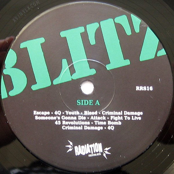 Blitz (3) : Time Bomb Early Singles And Demos Collection (LP,Compilation)