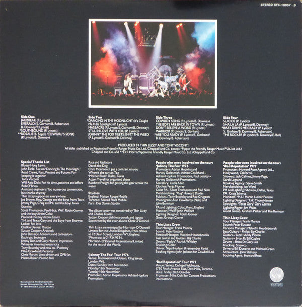 Thin Lizzy : Live And Dangerous (LP,Album)