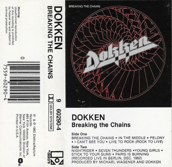 Dokken : Breaking The Chains (Album)