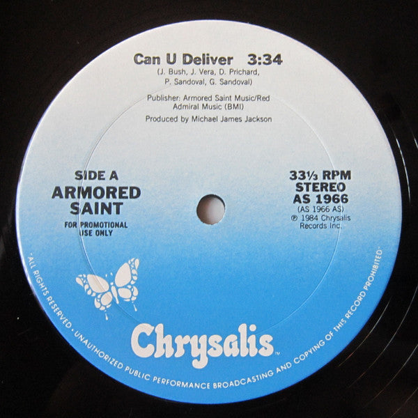 Armored Saint : Can U Deliver (12",33 ⅓ RPM,Promo)