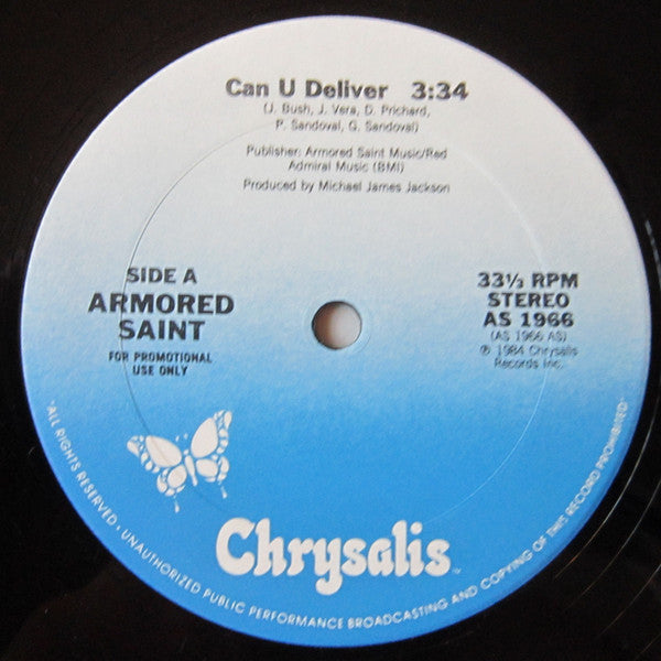 Armored Saint : Can U Deliver (12",33 ⅓ RPM,Promo)