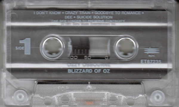 Ozzy Osbourne : Blizzard Of Ozz (Album,Reissue,Remastered)