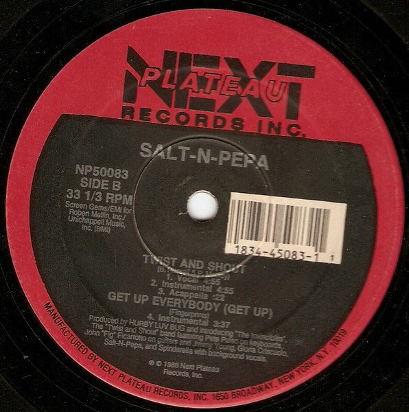 Salt 'N' Pepa : Get Up Everybody (12",33 ⅓ RPM)