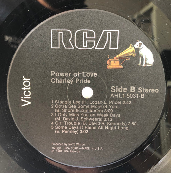 Charley Pride : Power Of Love (LP,Album)